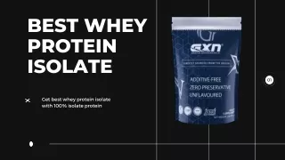 best whey protein isolate