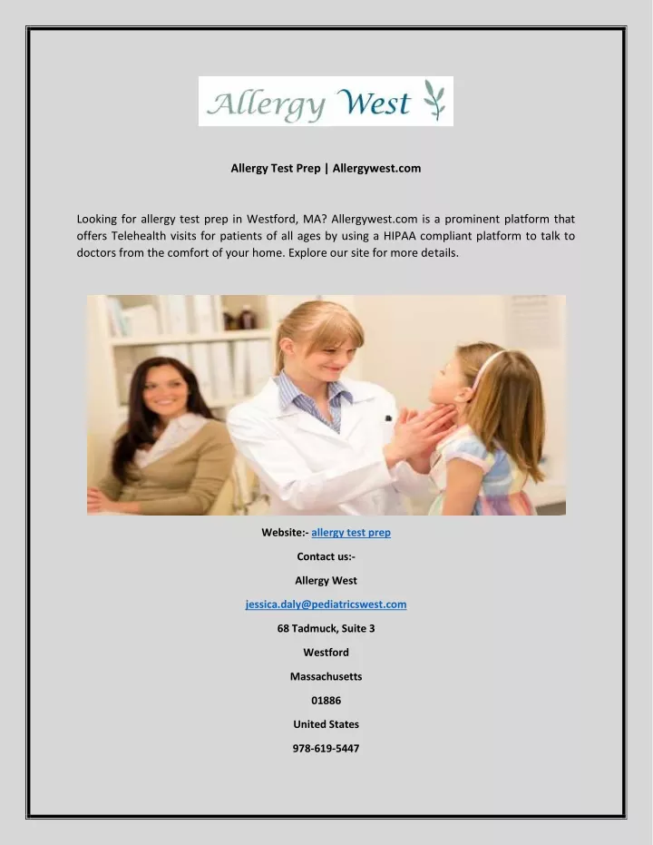 allergy test prep allergywest com