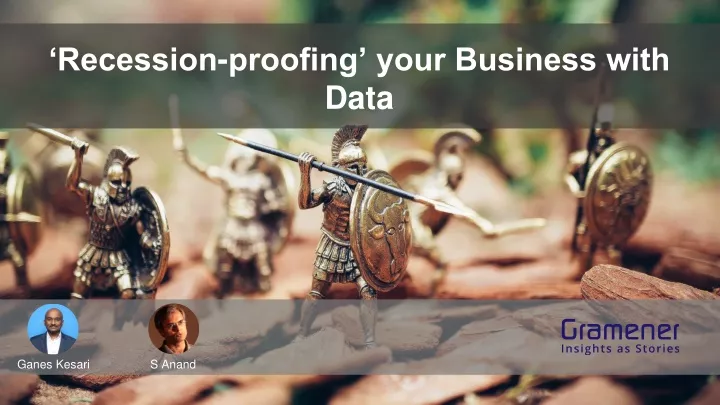 recession proofing your business with data