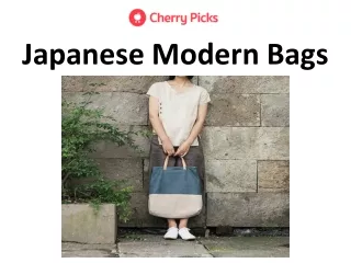 Japanese Modern Bags