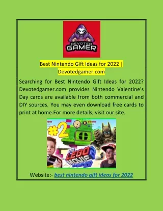 Best Nintendo Gift Ideas for 2022  Devotedgamer.com