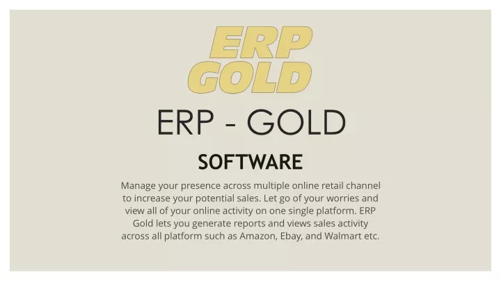 erp gold