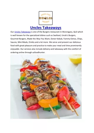 uncles takeaways our uncles takeaways