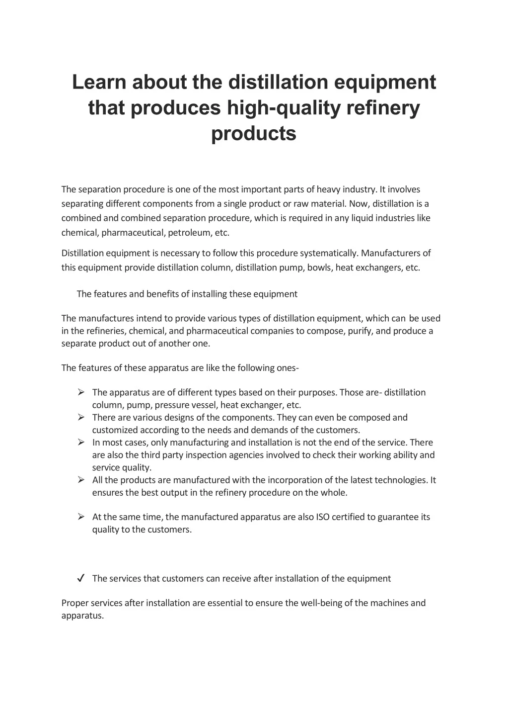 PPT - Learn about the distillation equipment that produces refinery ...