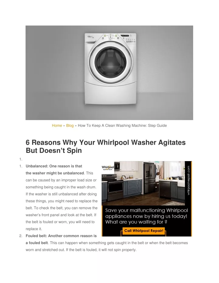 home blog how to keep a clean washing machine