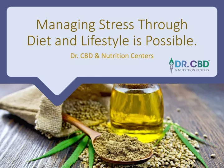 managing stress through diet and lifestyle is possible