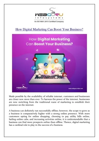 how digital marketing can boost your business