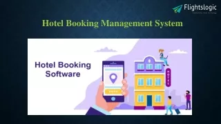 hotel booking management system