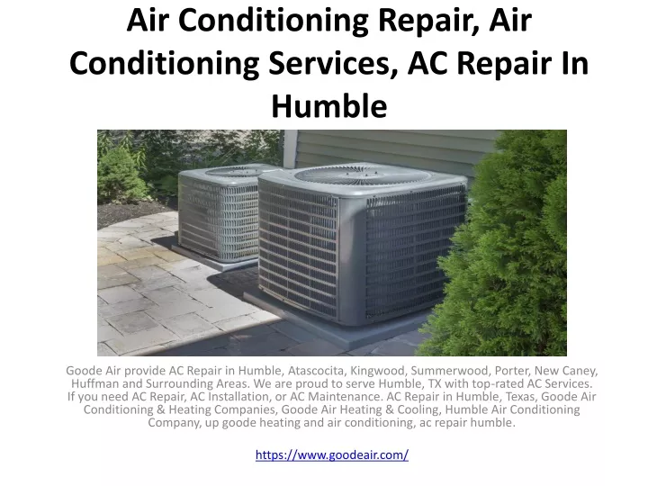 air conditioning repair air conditioning services ac repair in humble
