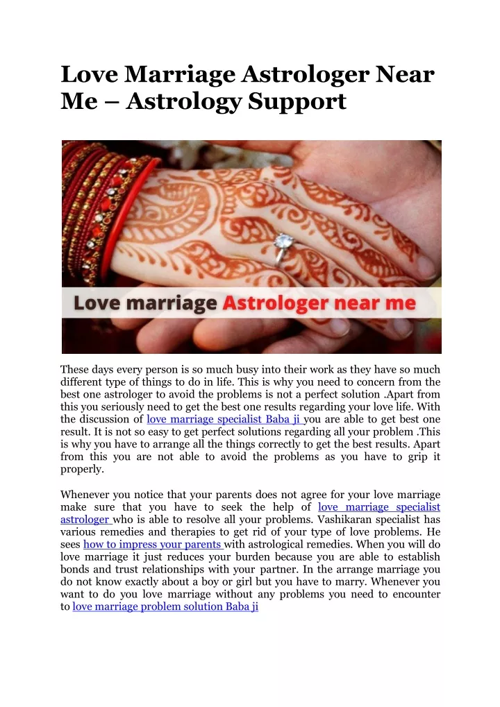 love marriage astrologer near me astrology support