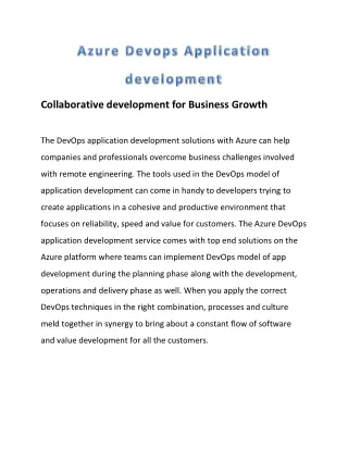 Azure cloud company