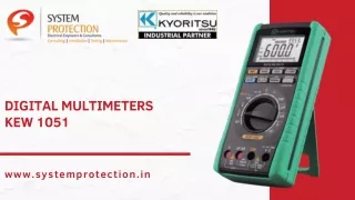 digital multimeters kew 1051
