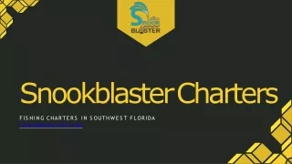 Snookblaster Charters - Snook Fishing Charters in Florida