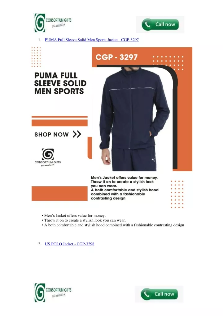 1 puma full sleeve solid men sports jacket