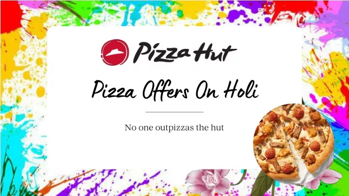 pizza offers on holi
