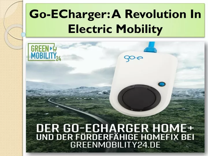 go echarger a revolution in electric mobility