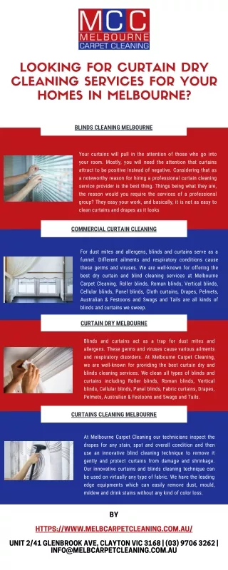 Looking For Curtain Dry Cleaning Services For Your Homes In Melbourne