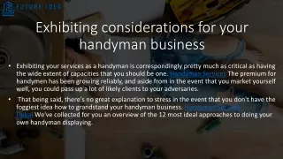 Handyman Services
