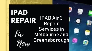 IPAD Air 3 Repair Services in Melbourne And Greensborough