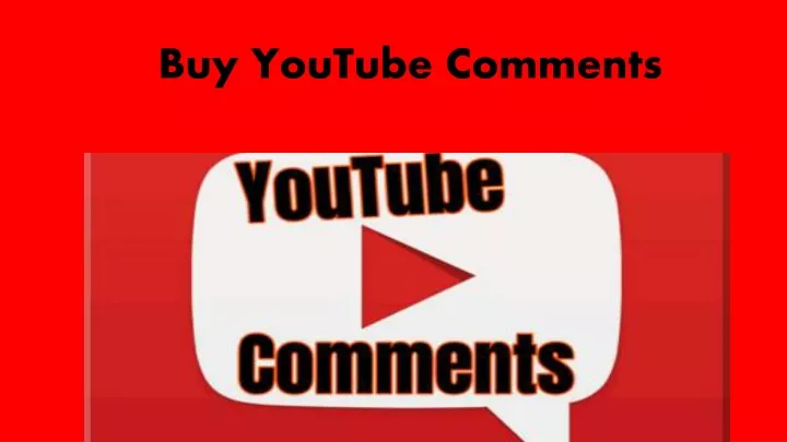 buy youtube comments