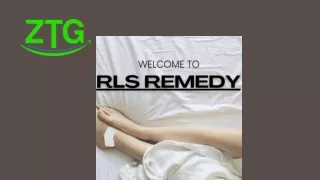 What Is The Restless Leg Syndrome Relief | RLS Remedy