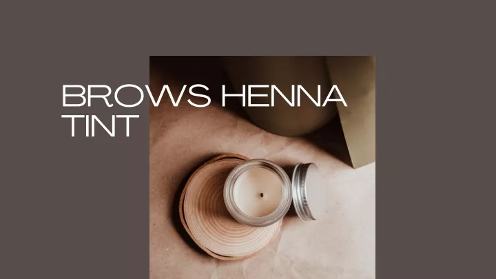 brows henna tint