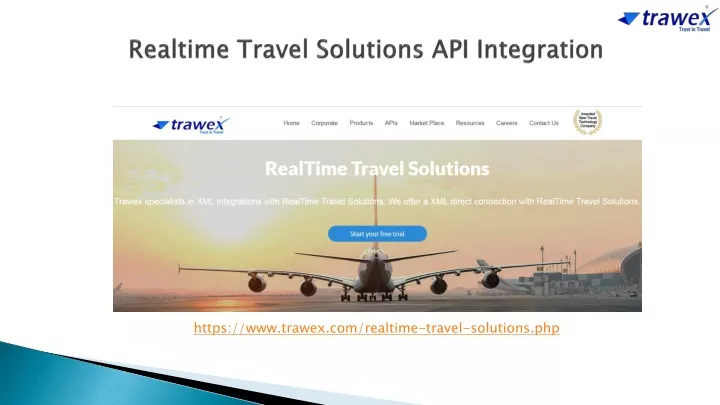 realtime travel solutions api integration