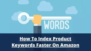 how to index product how to index product