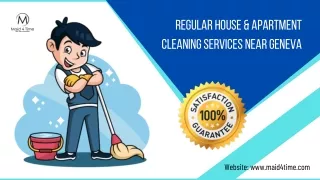 Regular House & Apartment Cleaning Services Near Geneva