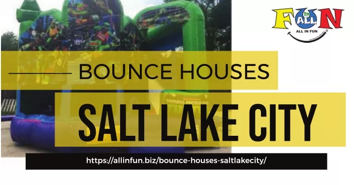 bounce houses salt lake city https allinfun