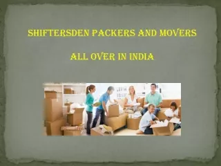 Trusted Packers and Movers