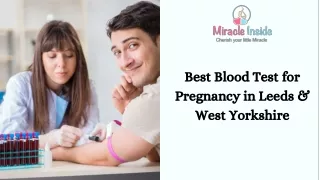 Best Blood Test for Pregnancy in Leeds & West Yorkshire
