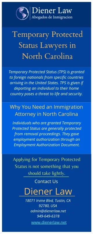 Temporary Protected Status Lawyers in North Carolina