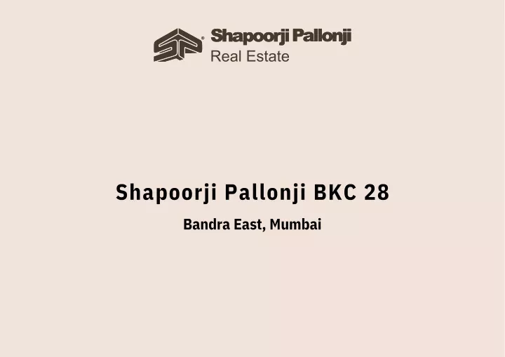 shapoorji pallonji bkc 28