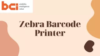 zebra barcode printer