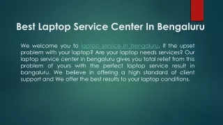 laptop service in bengaluru
