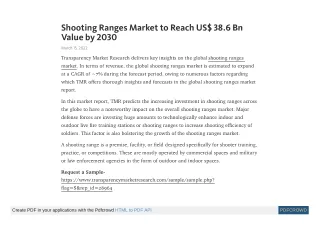shooting ranges market to reach us 38 6 bn value