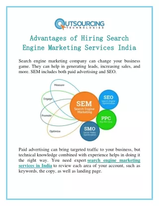 Advantages of Hiring Search Engine Marketing Services India