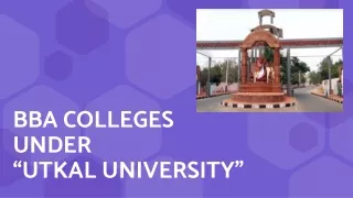 BBA Colleges Under Utkal University