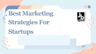 Best Marketing Strategies For Startups