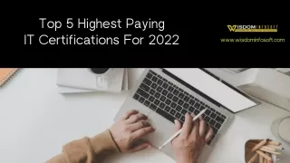 Top 5 Highest Paying IT Certifications For 2022