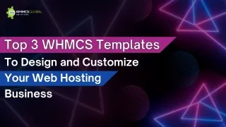 to design and customize your web hosting business