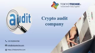 Crypto audit company | TokyoTechie