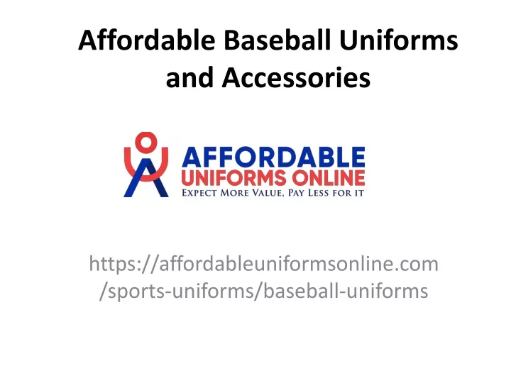 affordable baseball uniforms and accessories
