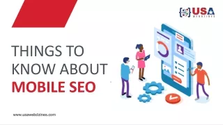 Things to Know About Mobile SEO