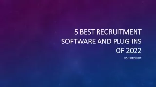5 Best Recruitment Software and Plugins of 2022