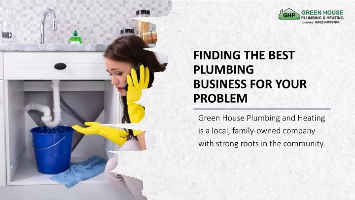 finding the best plumbing business for your problem