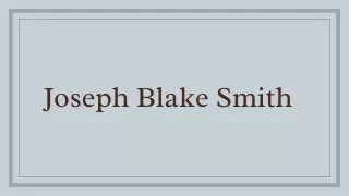 Joseph Blake Smith | Empower the Learner