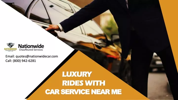 nationwide chauffeured services