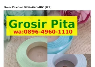 Grosir Pita Goni